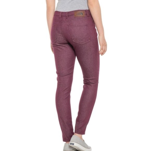 The North Face Tungsted Pant Maroon/ Burgundy Slim Fir Women's 0 - Picture 2 of 7